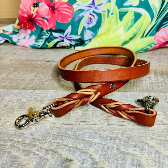 Crossbody strap for purses and handbags 47” leather replacement strap - Picture 4 of 13